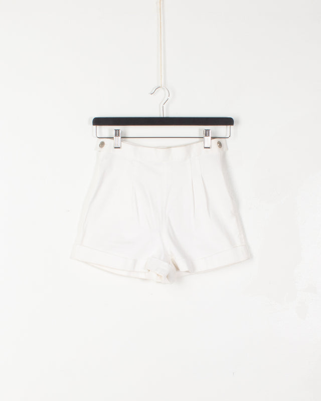 Chanel White Shorts