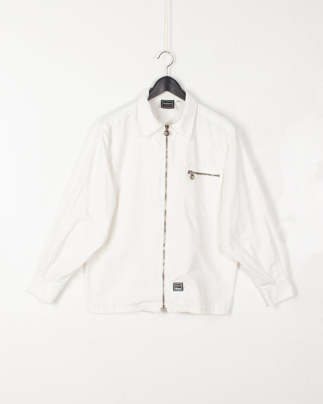 Versace Jeans Couture White Cotton Jacket