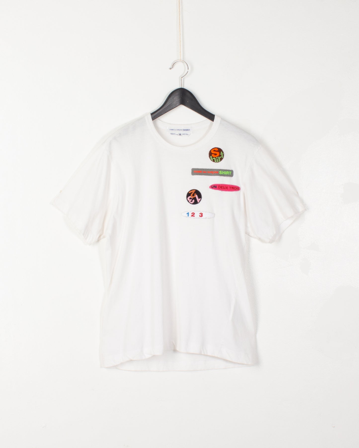 Comme des Garcons White Patches Tee