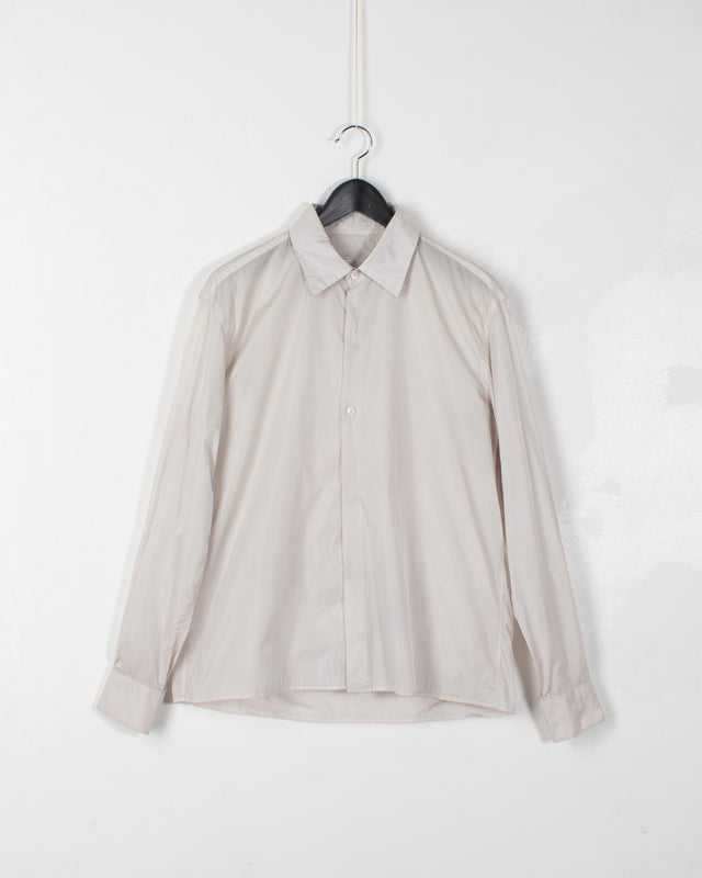 Prada Ice Grey Nylon Shirt