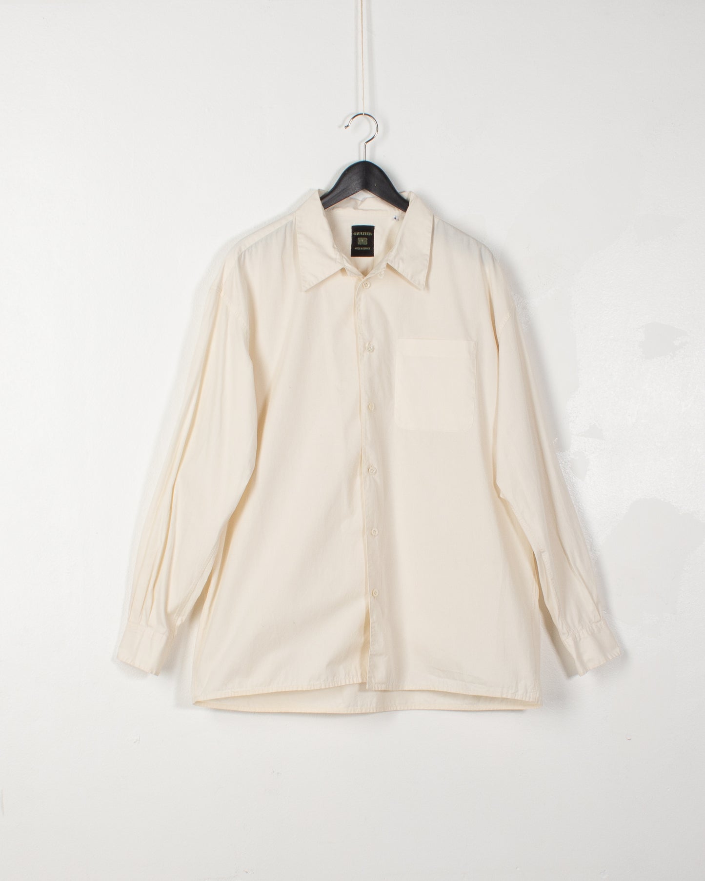 Jean Paul Gaultier Off White Cotton Shirt