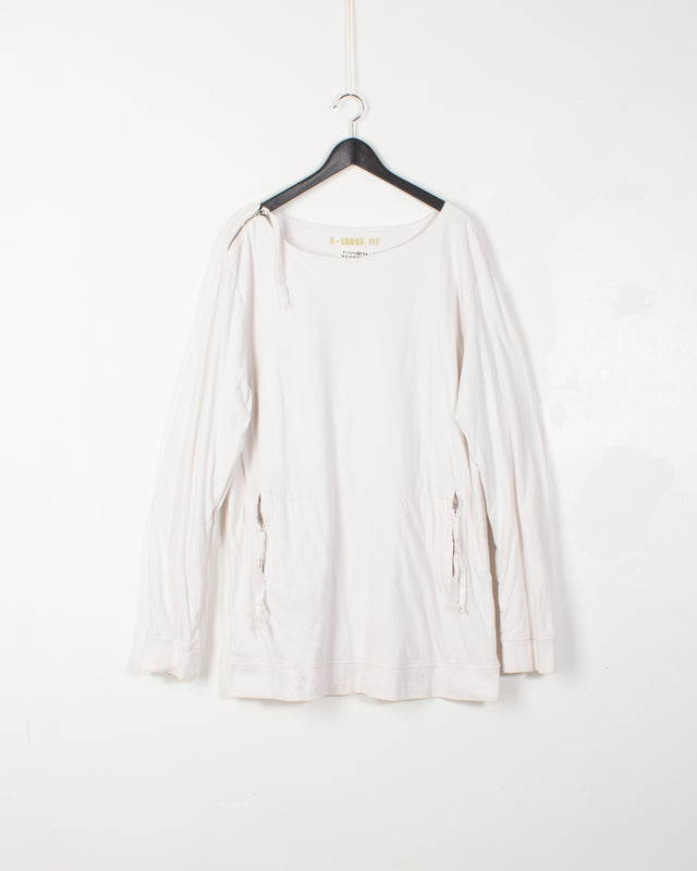 Margiela White Cotton Maxi Tee Dress