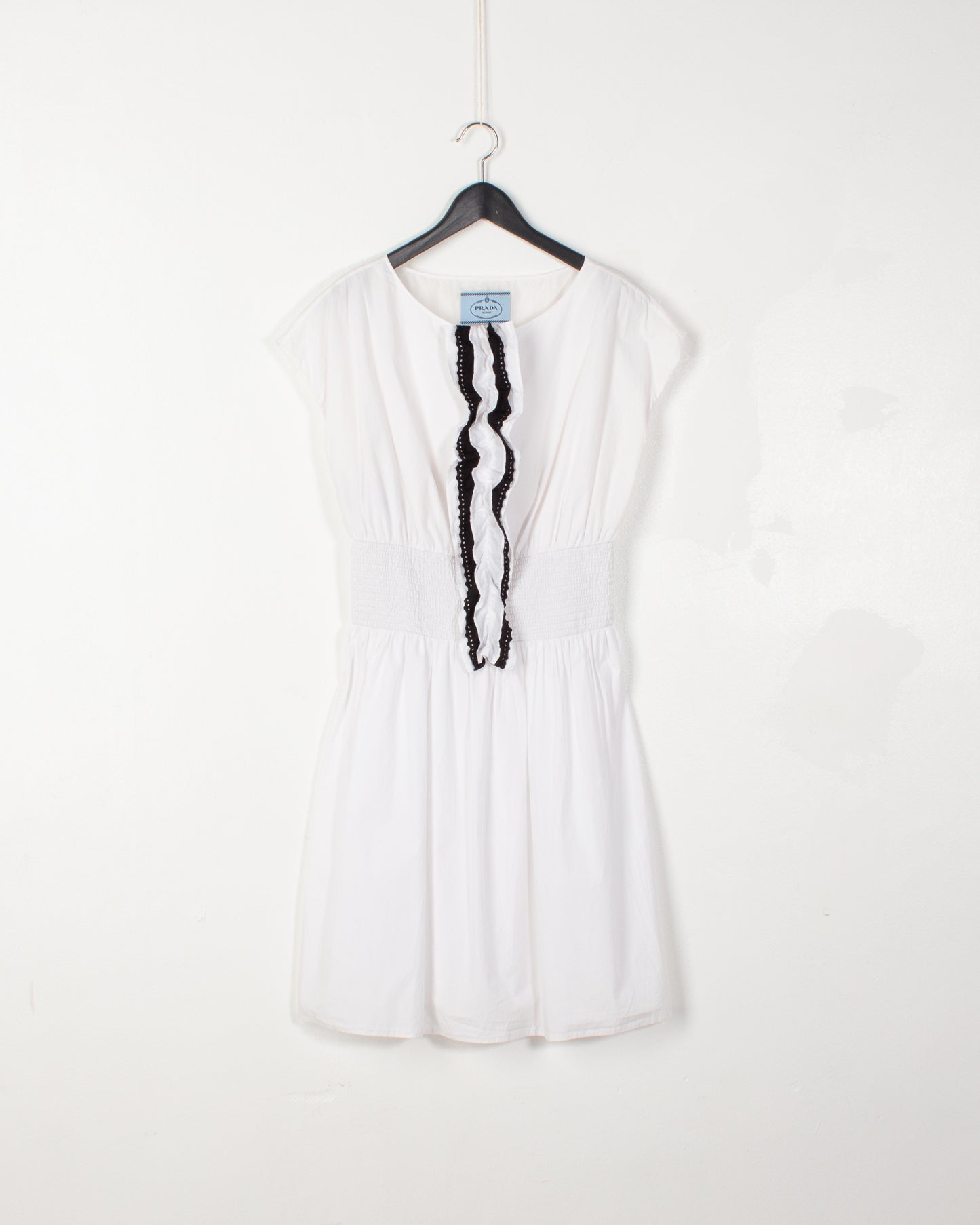 Prada White Cotton Dress