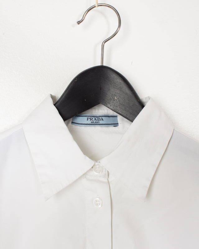 Prada White Cotton Shirt