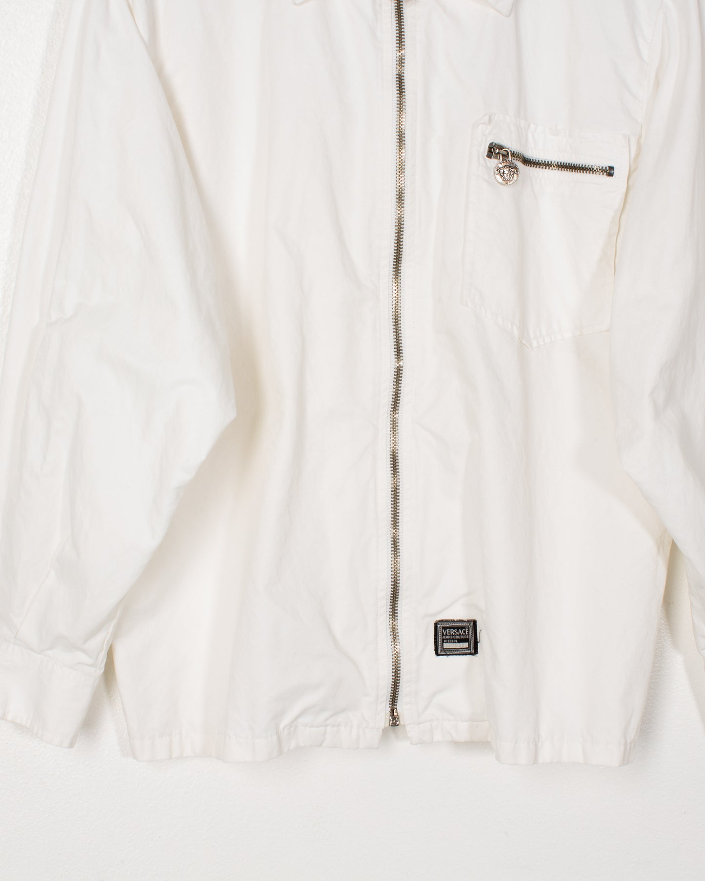 Versace Jeans Couture White Cotton Jacket