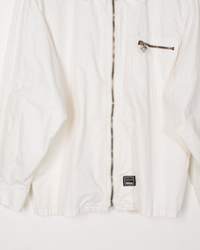Versace Jeans Couture White Cotton Jacket