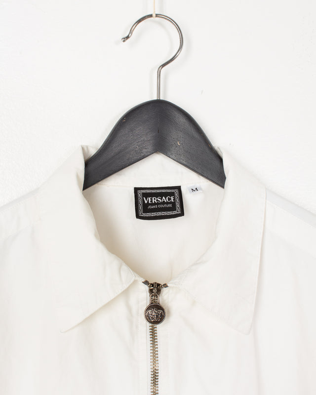 Versace Jeans Couture White Cotton Jacket