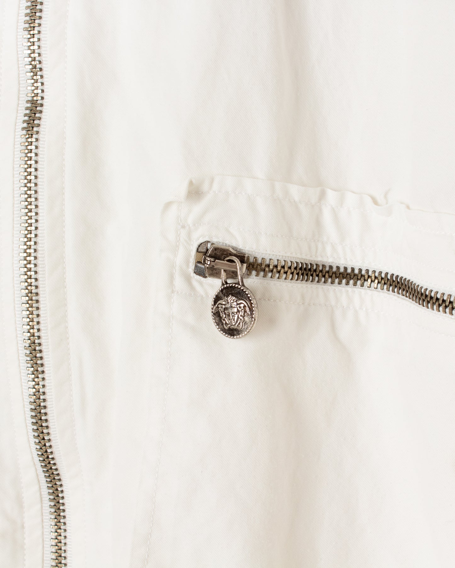 Versace Jeans Couture White Cotton Jacket