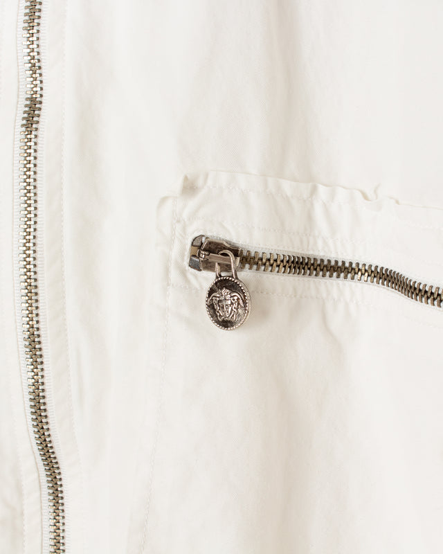 Versace Jeans Couture White Cotton Jacket