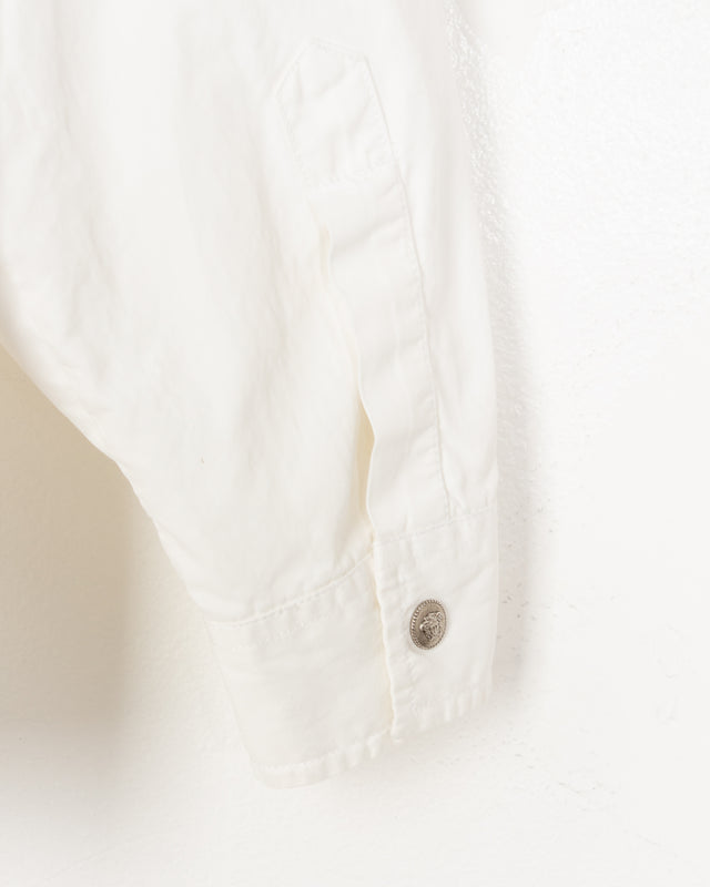 Versace Jeans Couture White Cotton Jacket