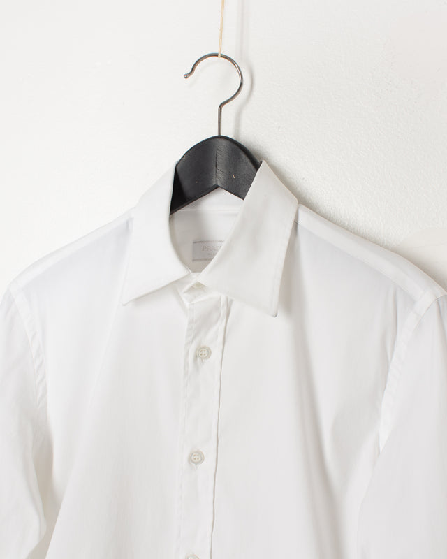 Prada White Cotton Shirt