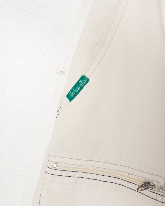 Benetton White Technical Shorts