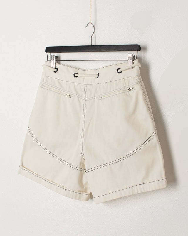 Benetton White Technical Shorts