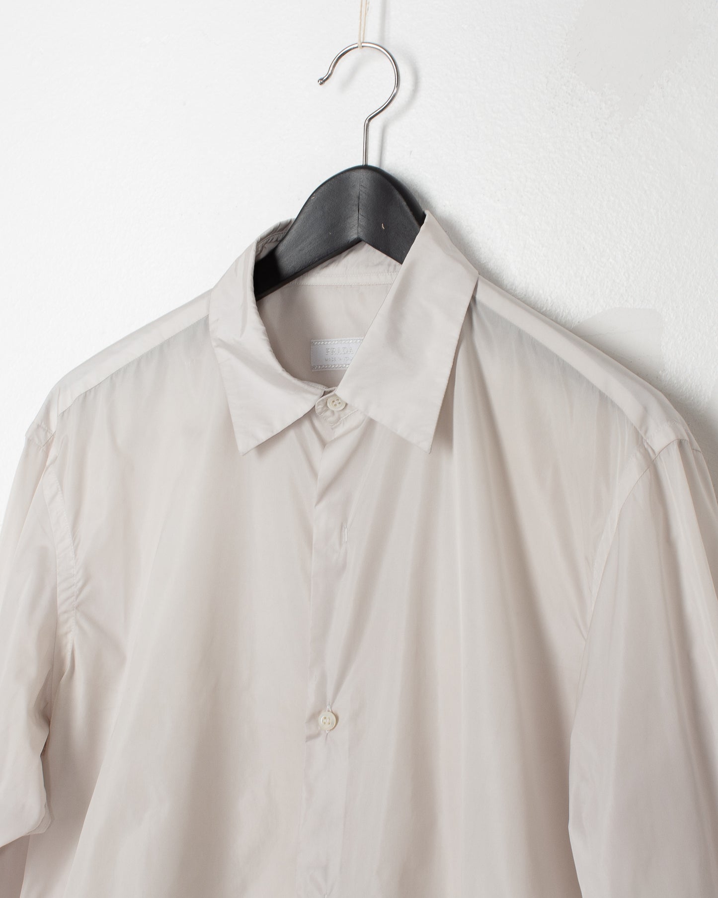 Prada Ice Grey Nylon Shirt