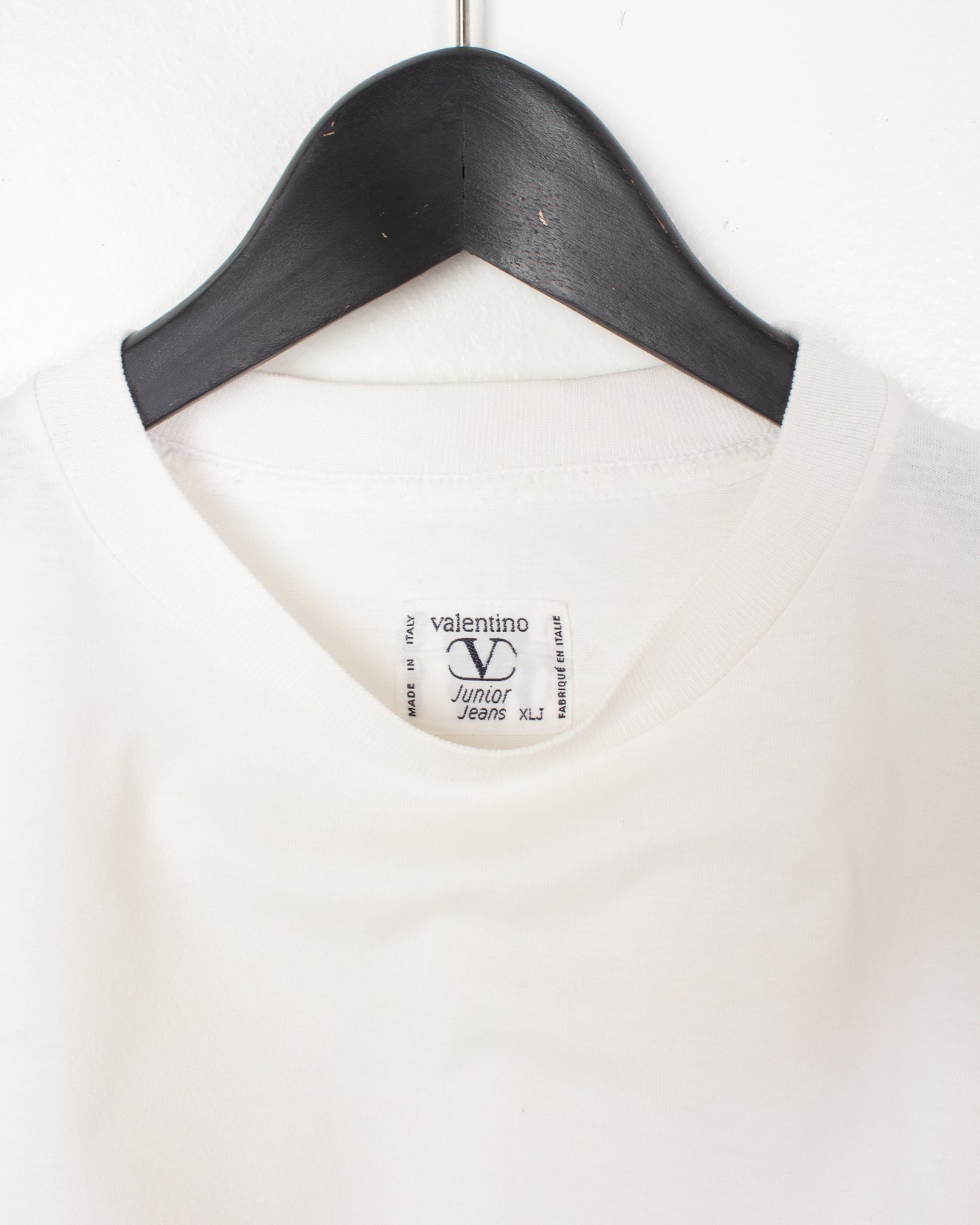 Valentino White Cotton Embroidered Tee