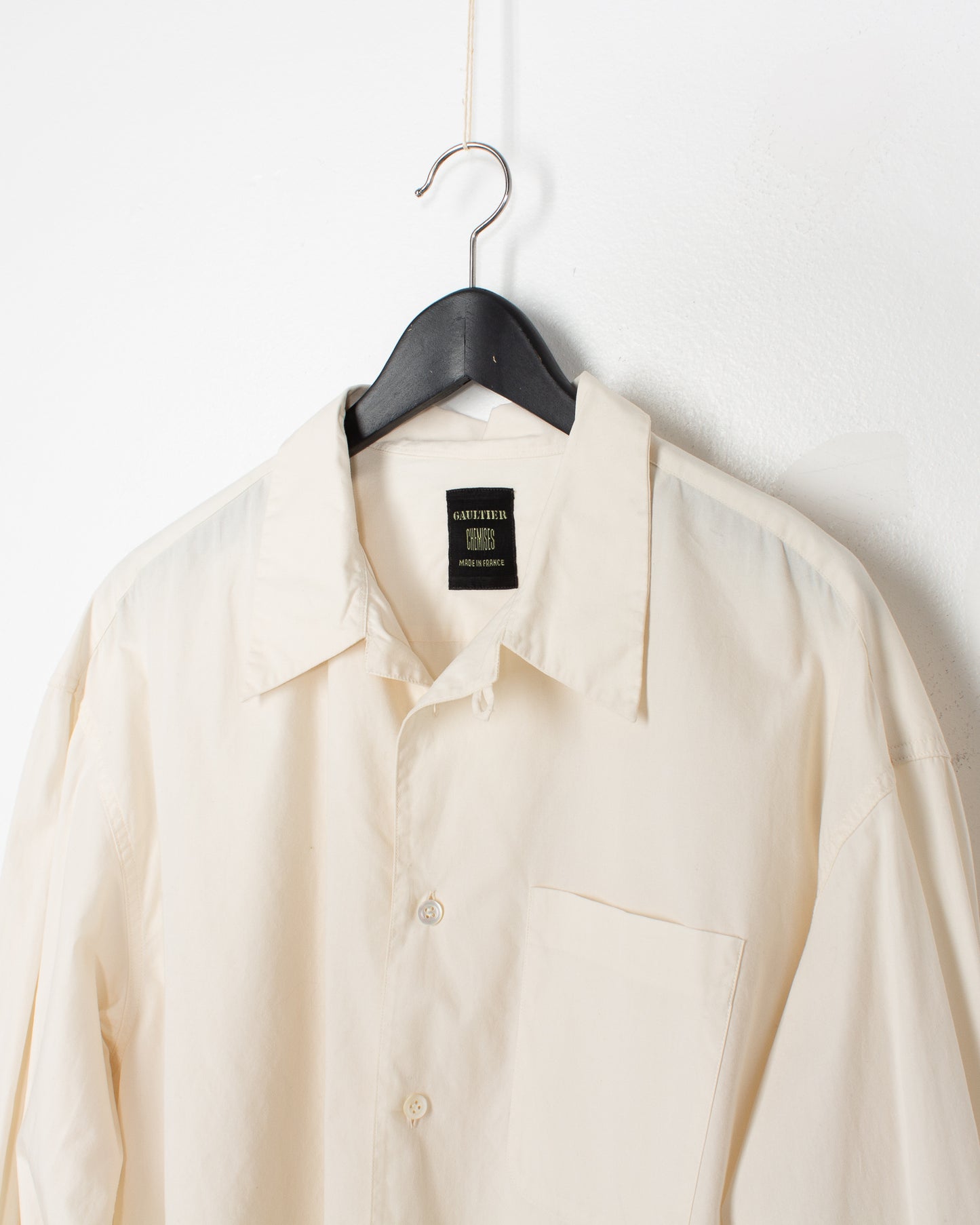 Jean Paul Gaultier Off White Cotton Shirt