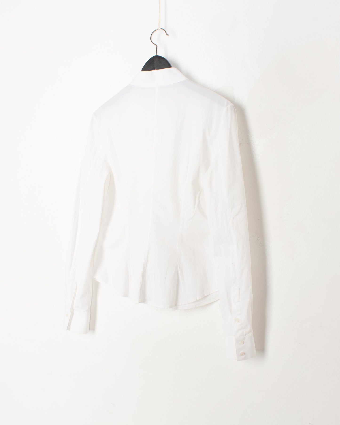 Alexandre McQueen White Cotton Frills Shirt