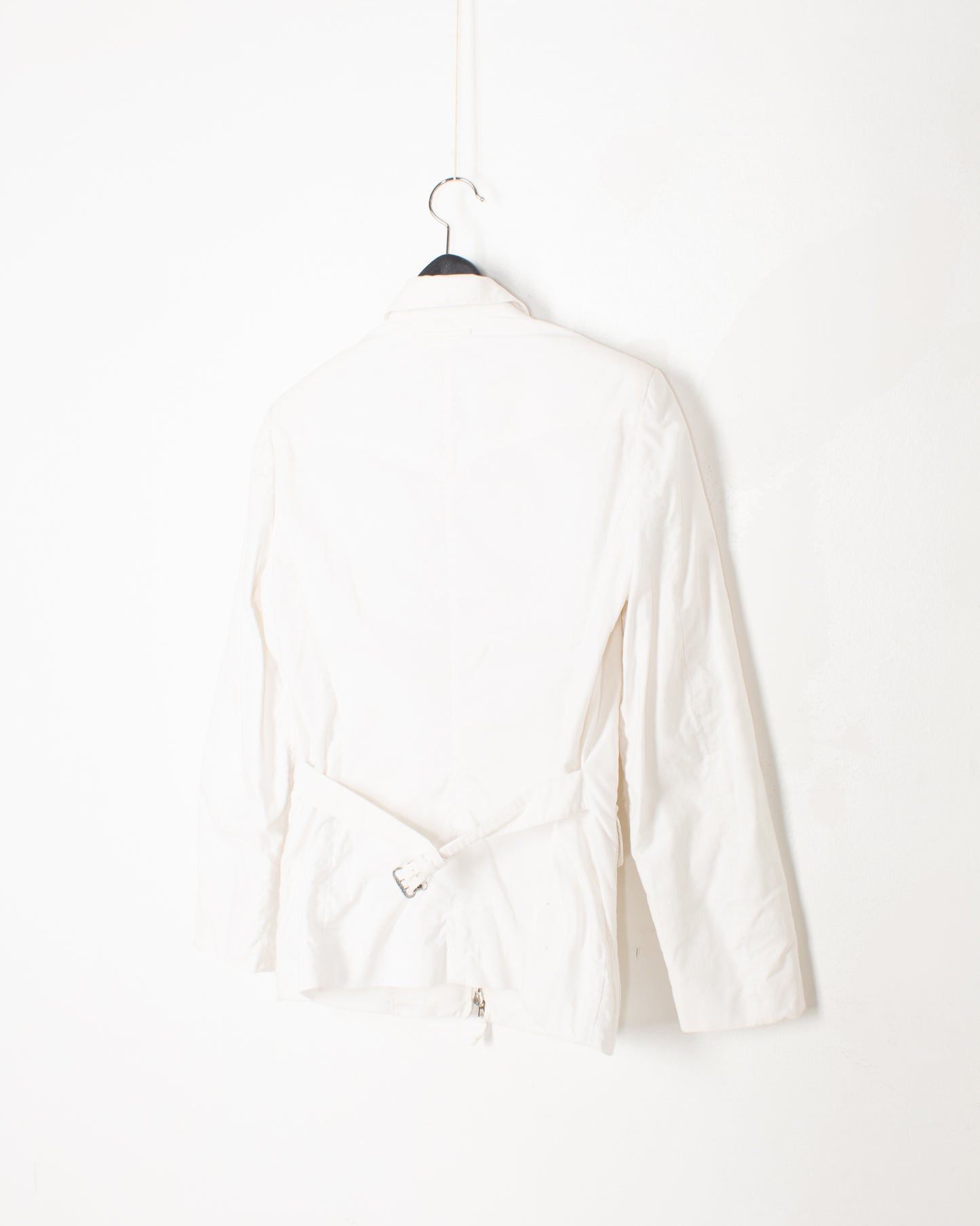 Jean Paul Gaultier White Cotton Pocket Jacket