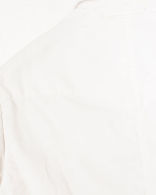 Jean Paul Gaultier White Cotton Pocket Jacket