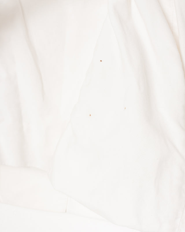 Jean Paul Gaultier White Cotton Pocket Jacket