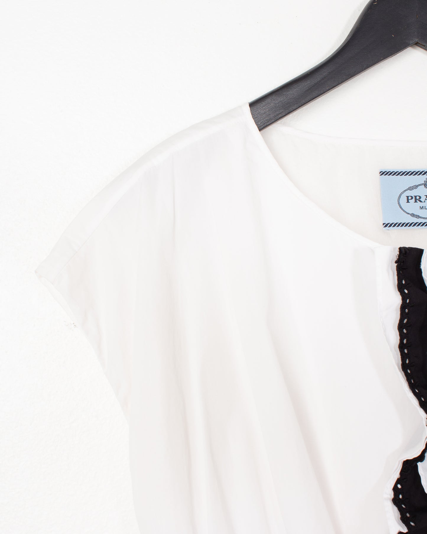 Prada White Cotton Dress