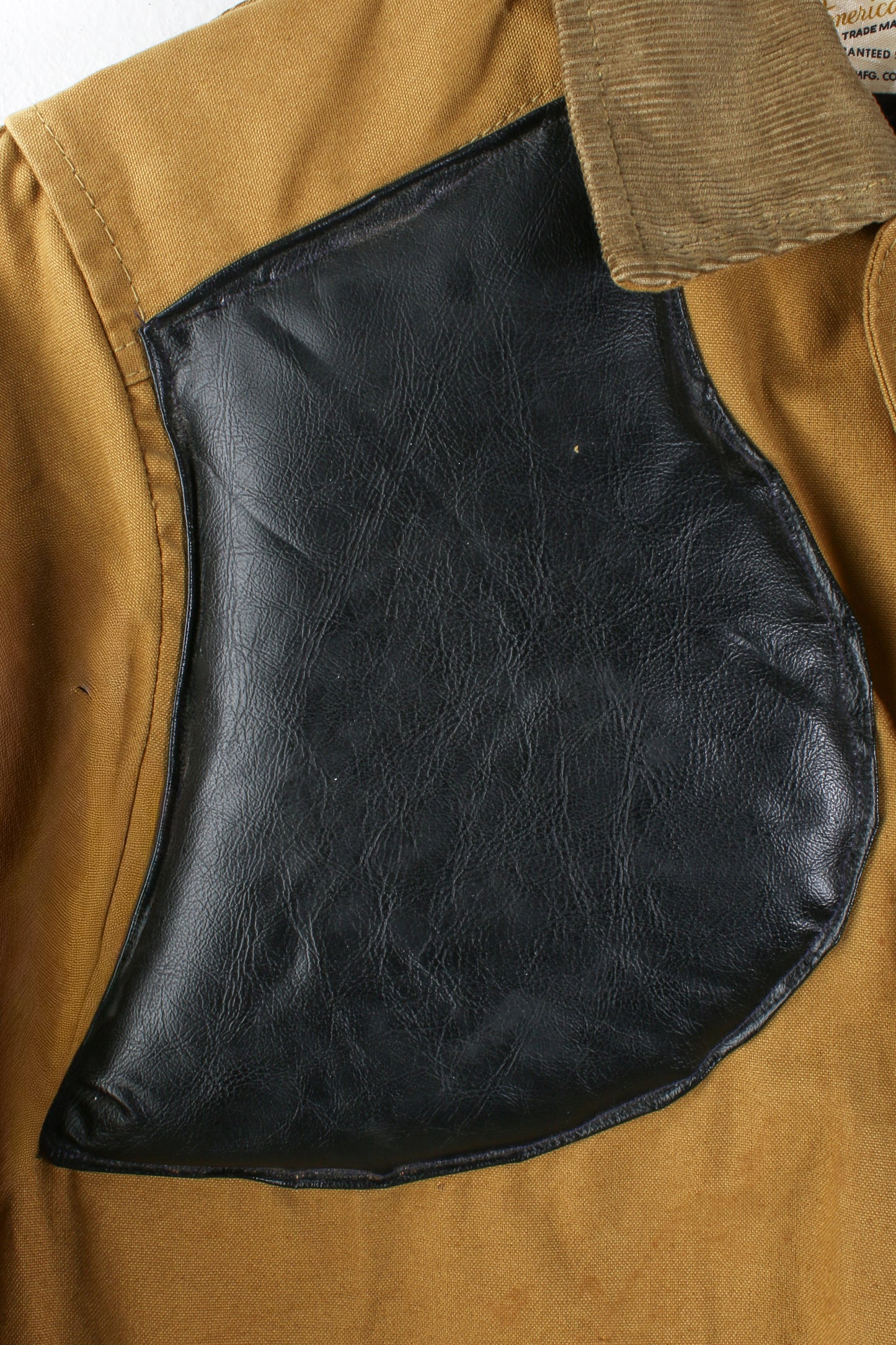 American Field hunting jacket with leather shooting patch
