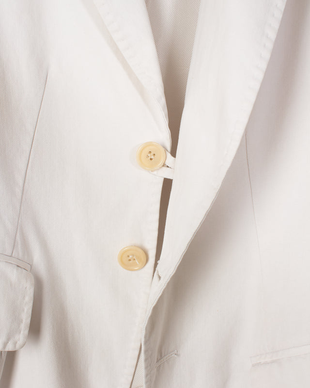 Ann Demeulemeester White HTC Asymmetrical Blazer
