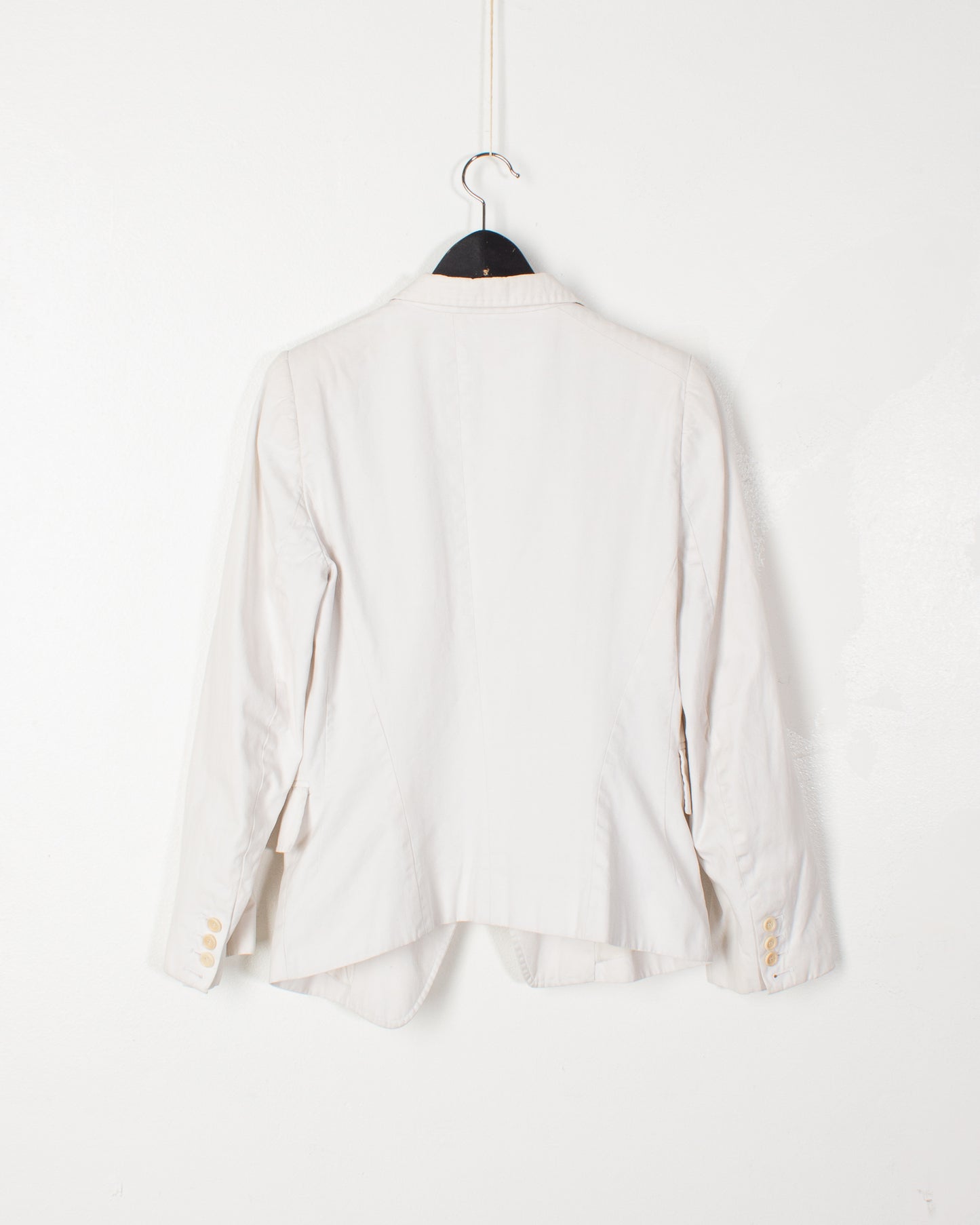 Ann Demeulemeester White HTC Asymmetrical Blazer