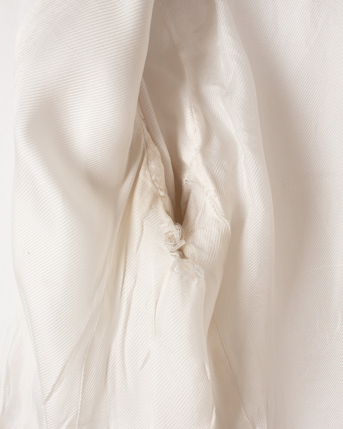 Ann Demeulemeester White HTC Asymmetrical Blazer