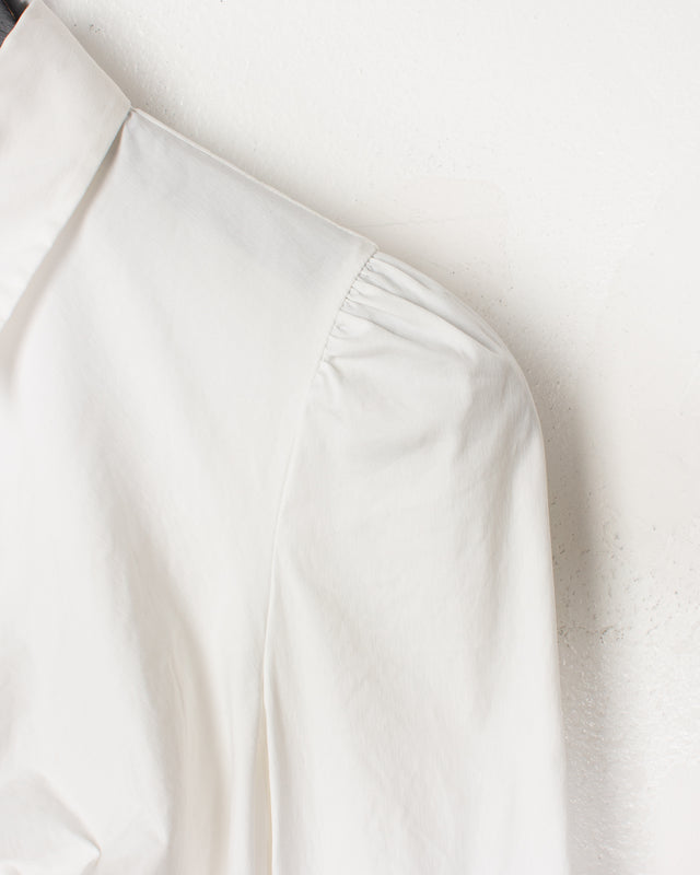 Prada White Cotton Embossed Shirt
