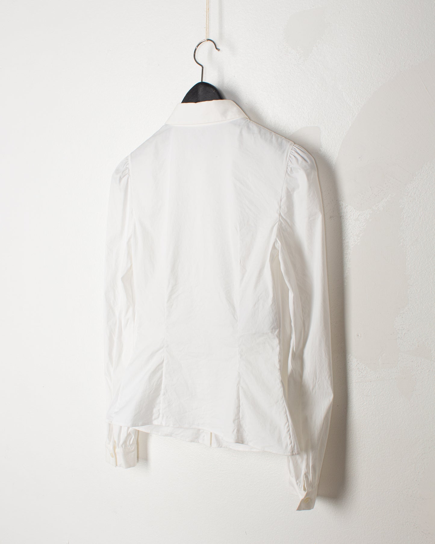 Prada White Cotton Embossed Shirt