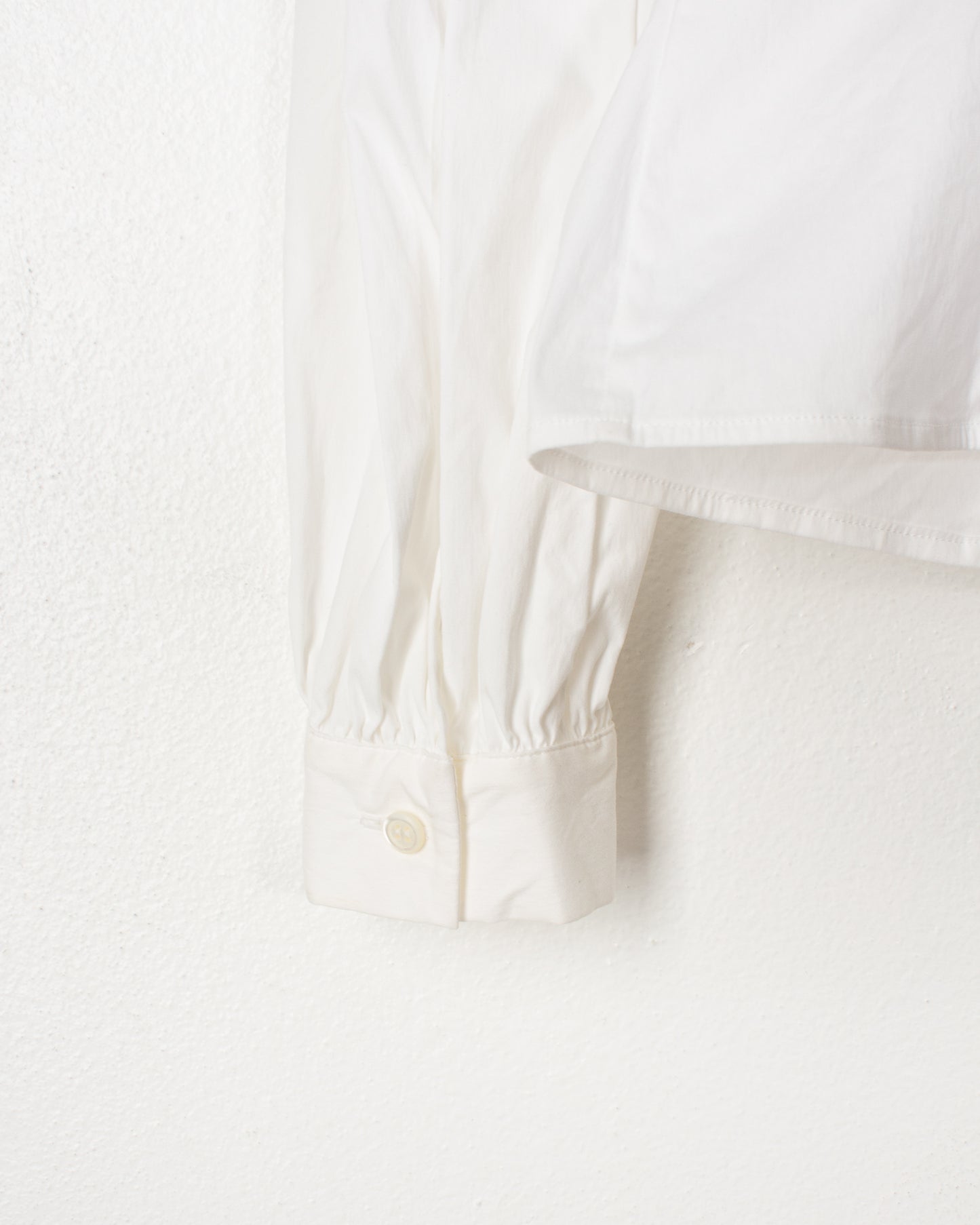 Prada White Cotton Embossed Shirt