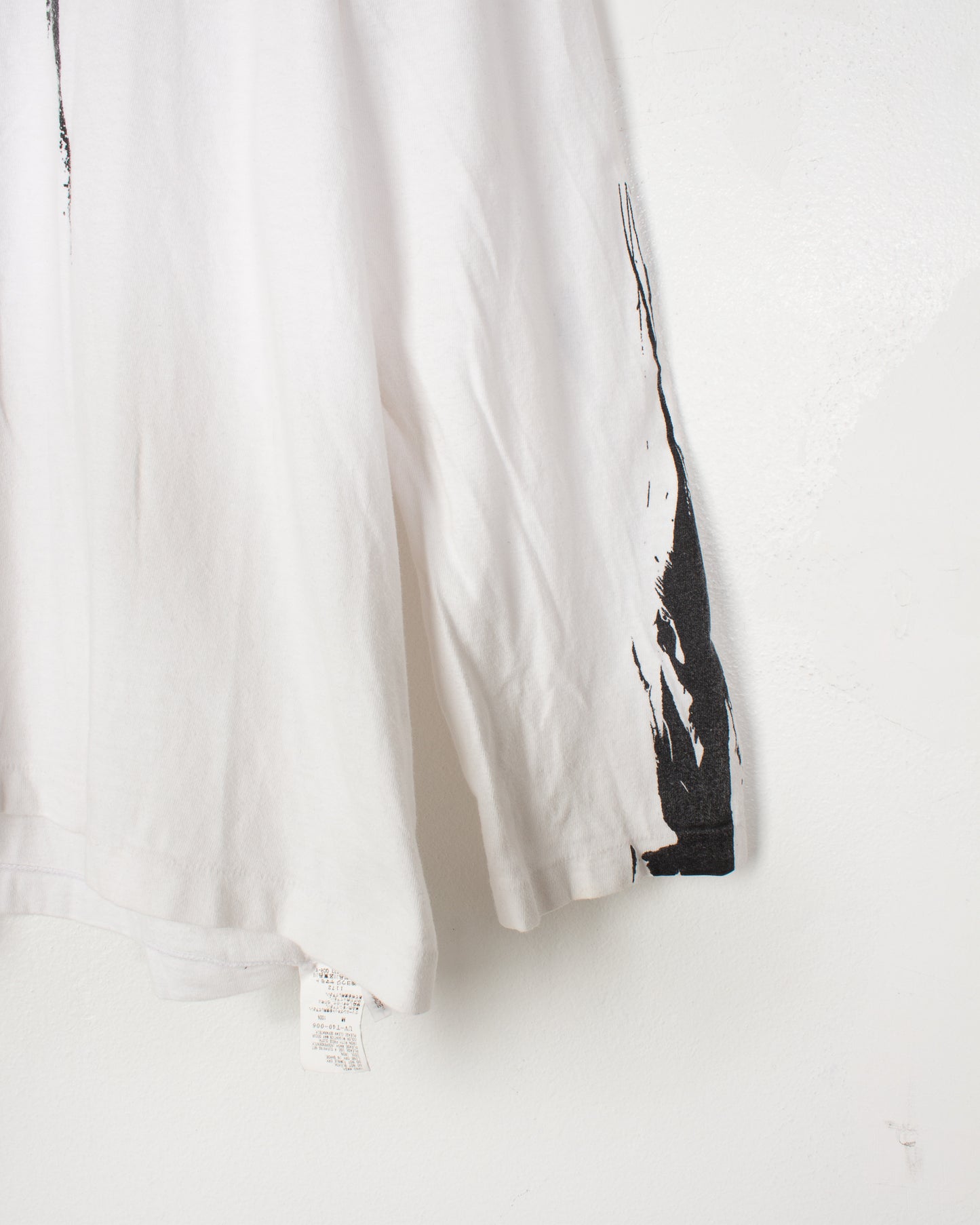 Yamamoto S'TYLE White Cotton Printed Tee