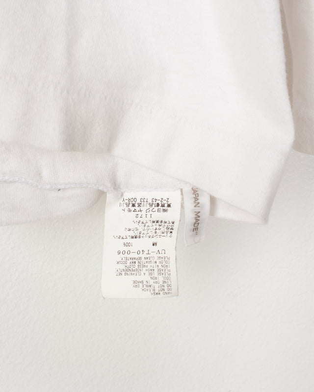 Yamamoto S'TYLE White Cotton Printed Tee