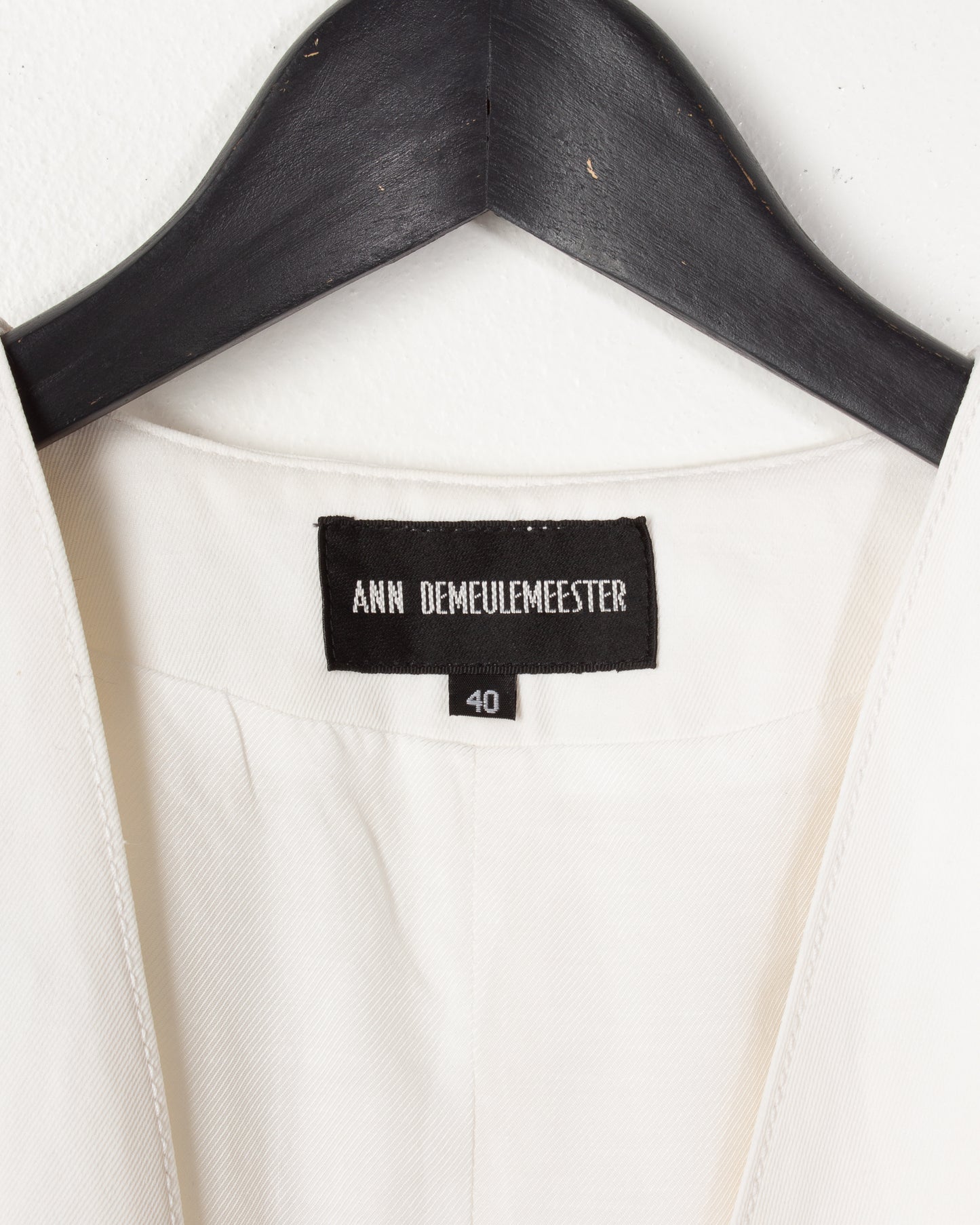 Ann Demeulemeester Forever Kids 02 White Cotton Tunic