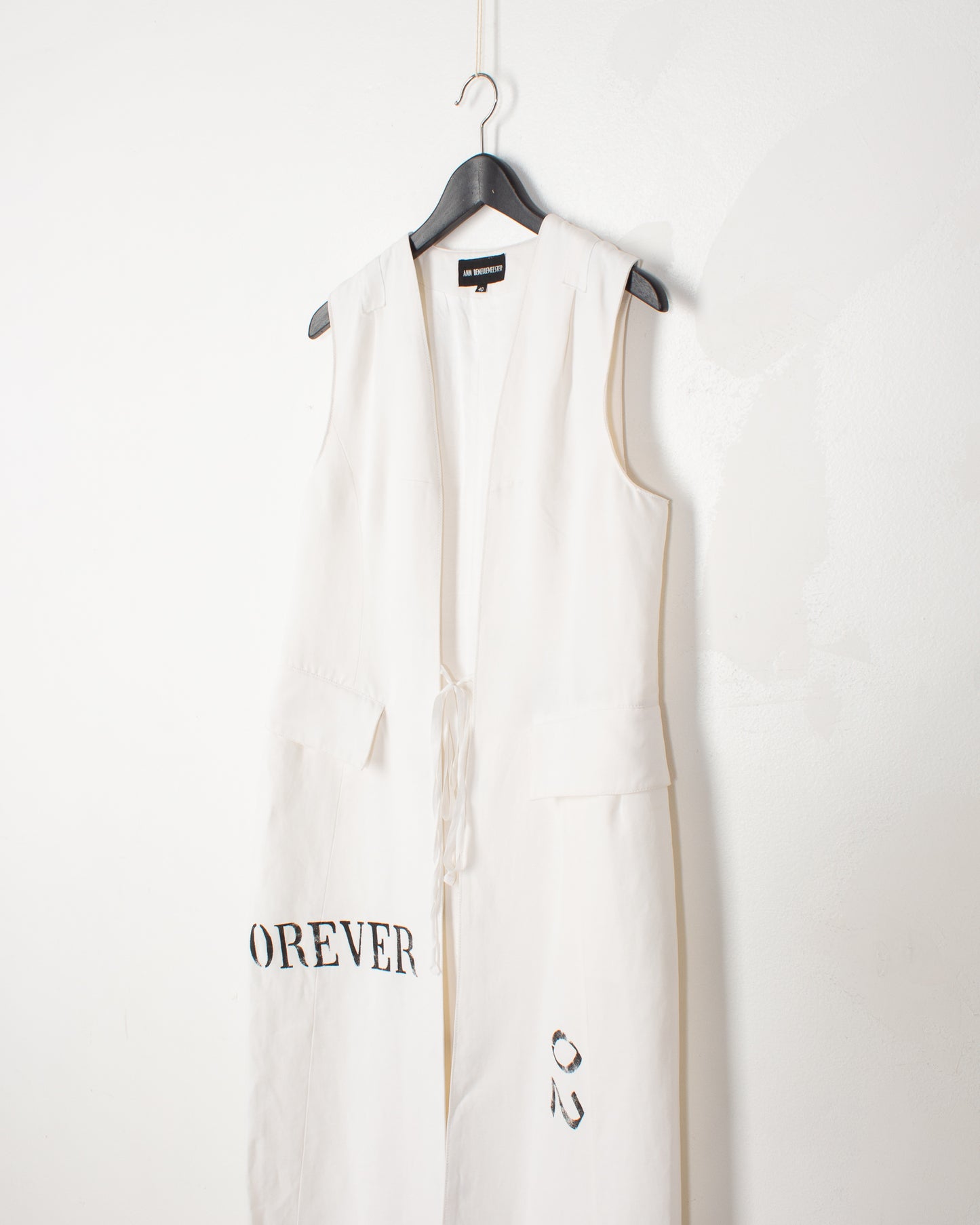 Ann Demeulemeester Forever Kids 02 White Cotton Tunic