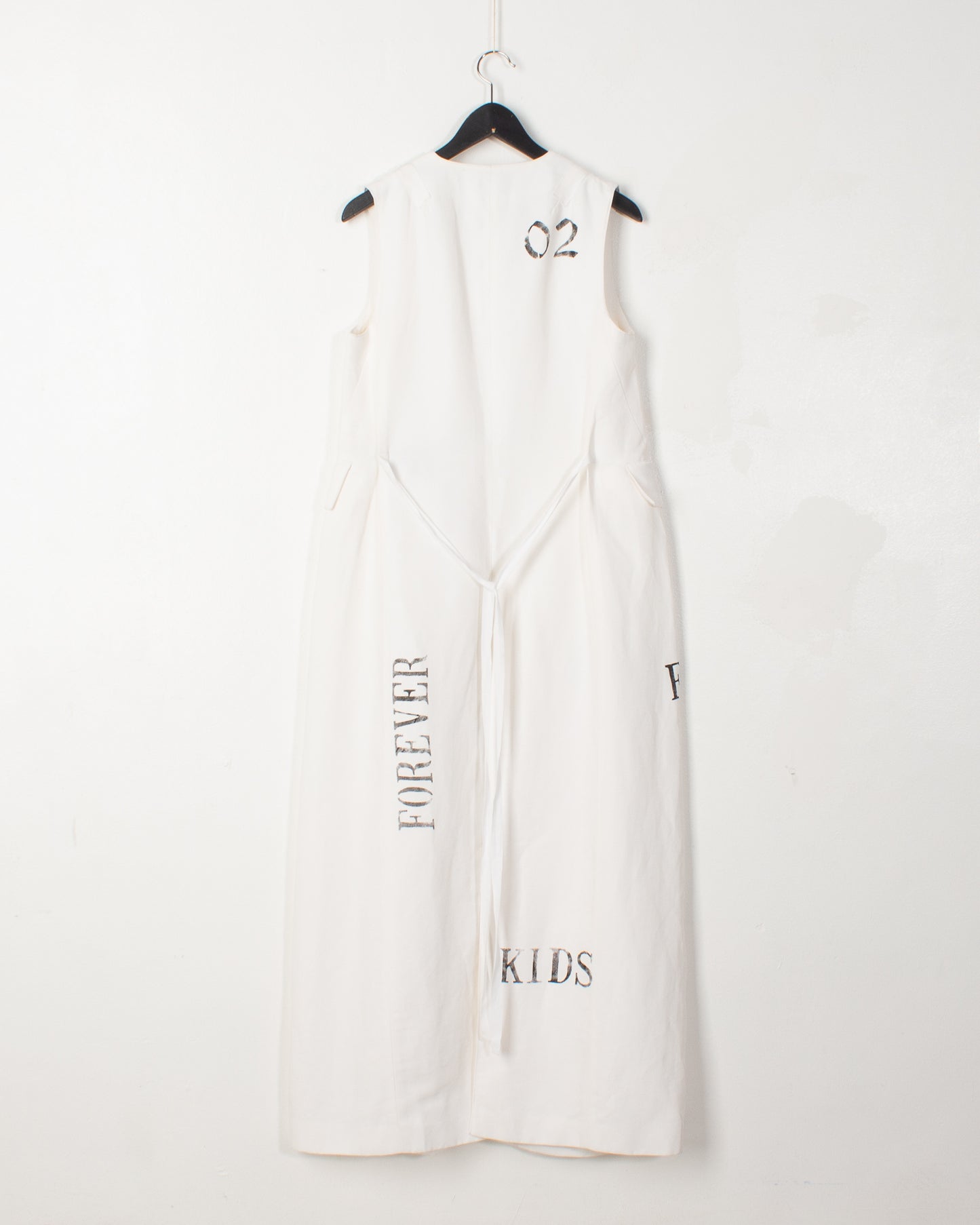 Ann Demeulemeester Forever Kids 02 White Cotton Tunic