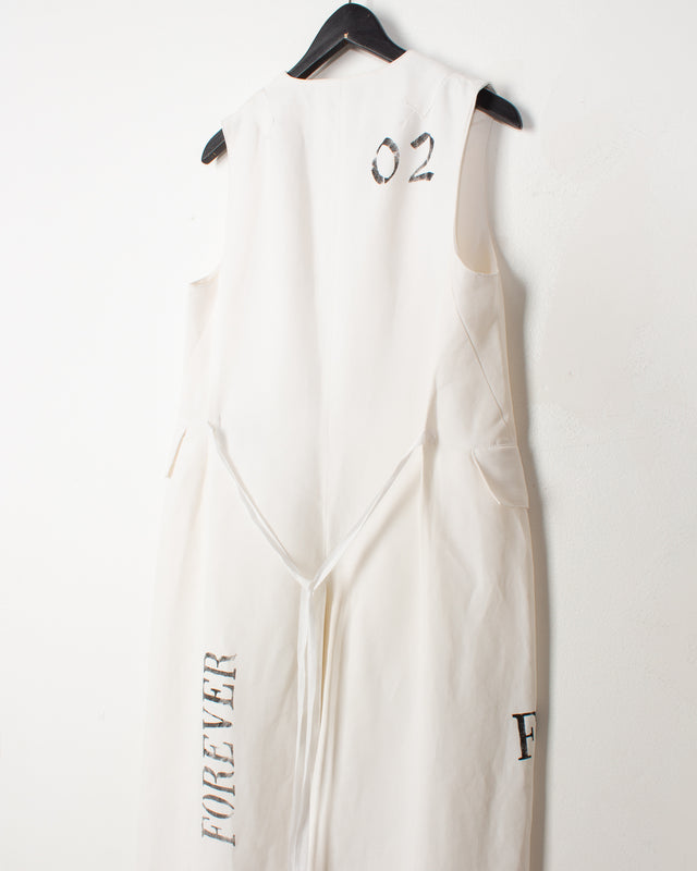 Ann Demeulemeester Forever Kids 02 White Cotton Tunic