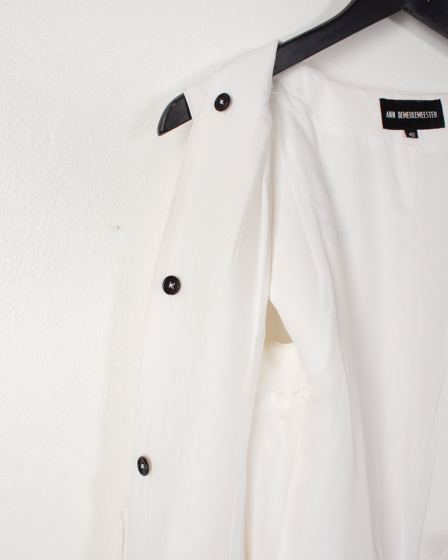 Ann Demeulemeester Forever Kids 02 White Cotton Tunic