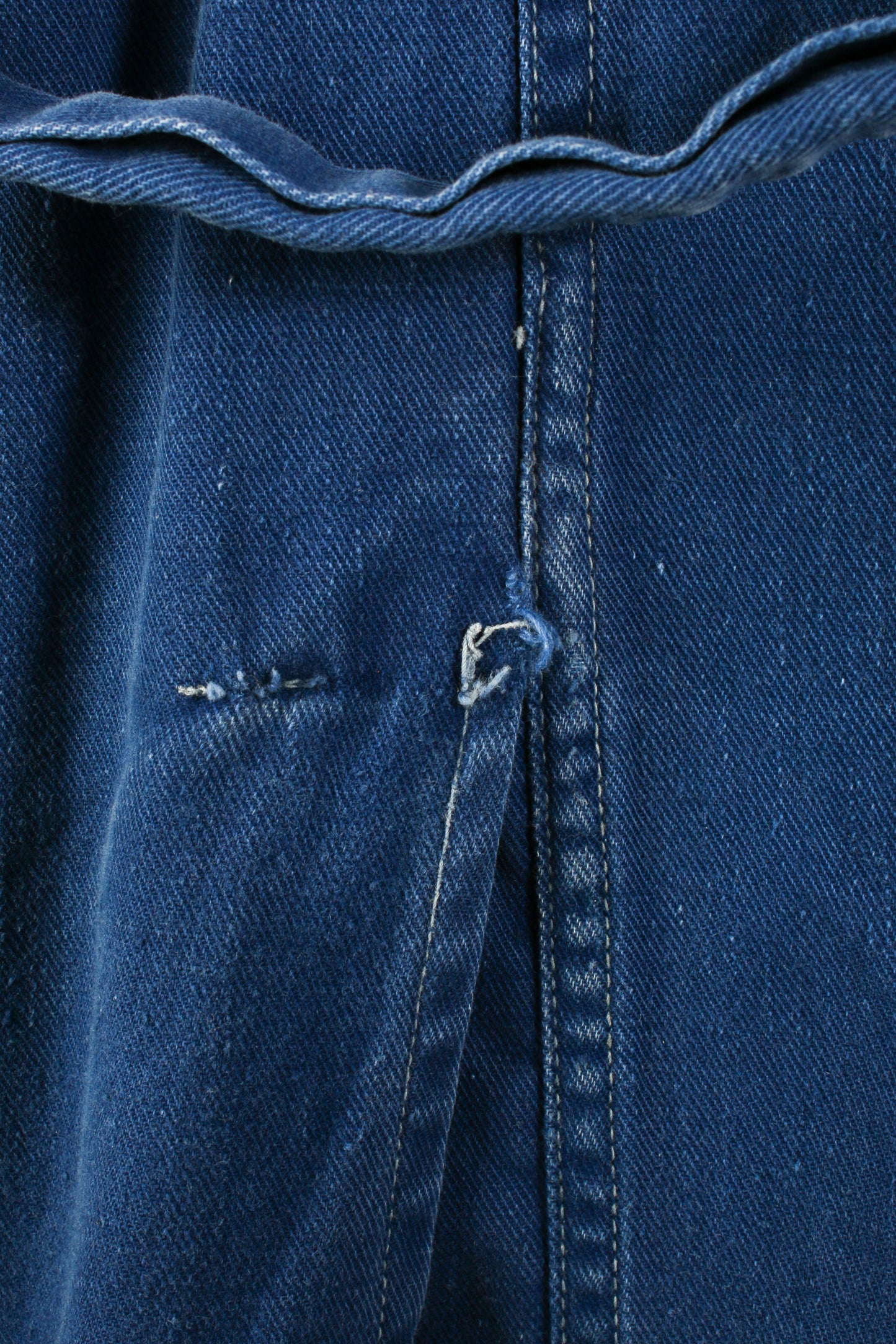 Camice da lavoro vintage anni '70 blu