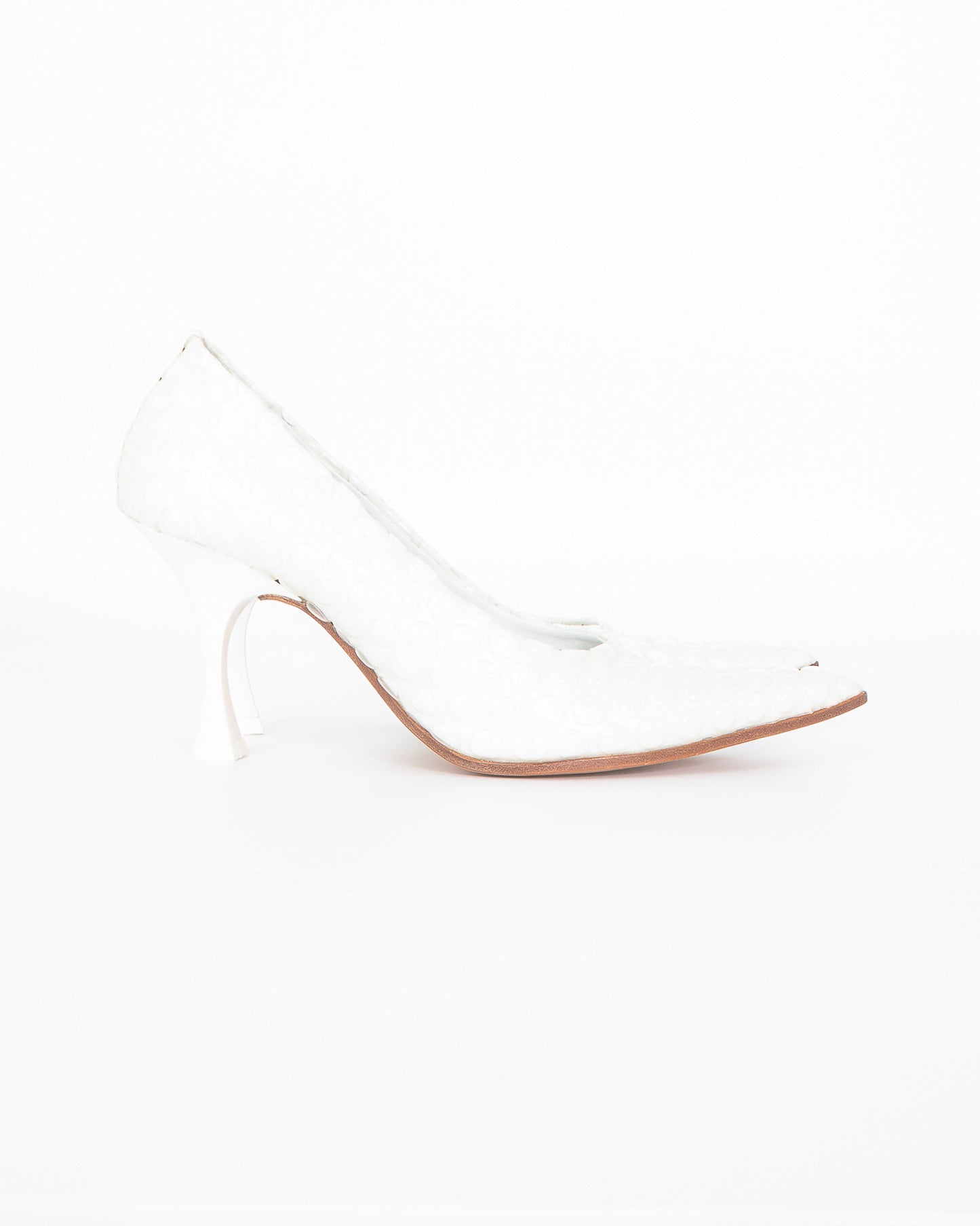 MM6 Pluriball White Heels