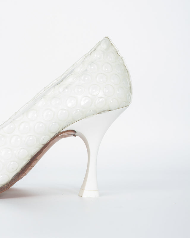MM6 Pluriball White Heels