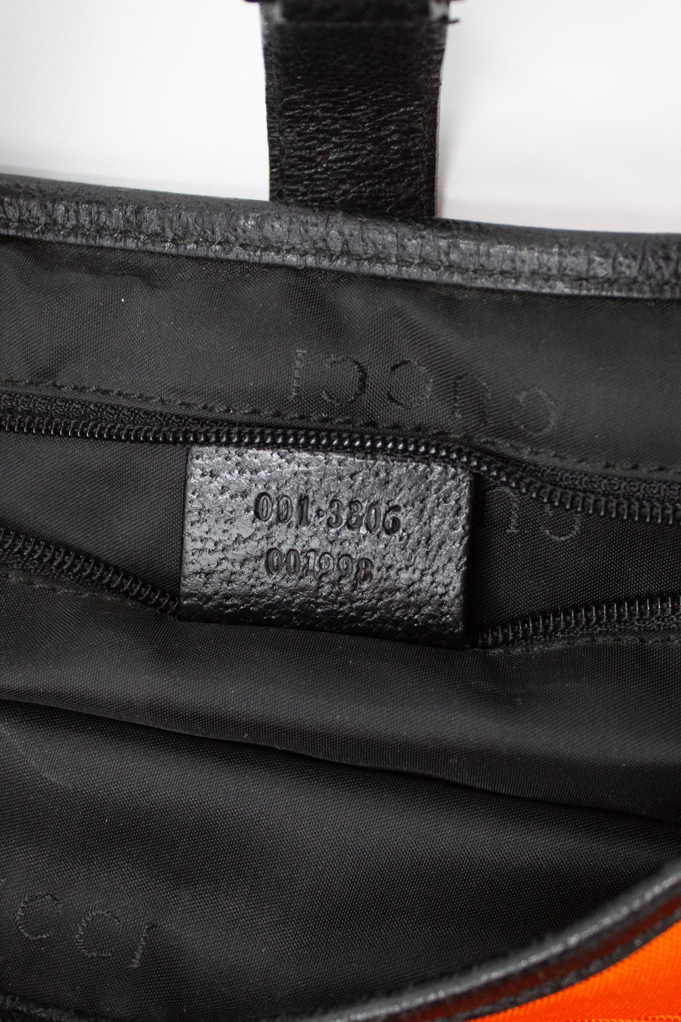 Borsa a tracolla arancione Gucci Jackie By Tom Ford SS1999