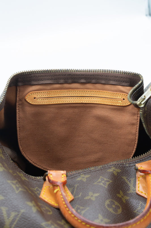 Louis Vuitton Speedy 35 Monogram Canvas Handbag