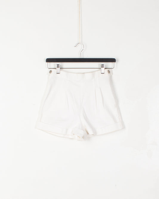 Chanel White Shorts