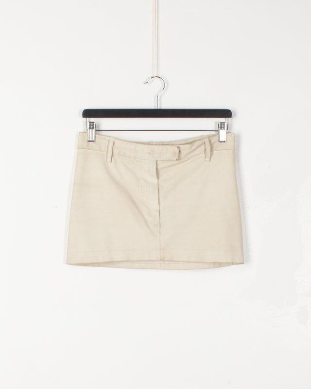 Ann Demeulemeester Chalk Mini Skirt