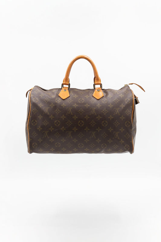 Louis Vuitton Speedy 35 Monogram Canvas Handbag
