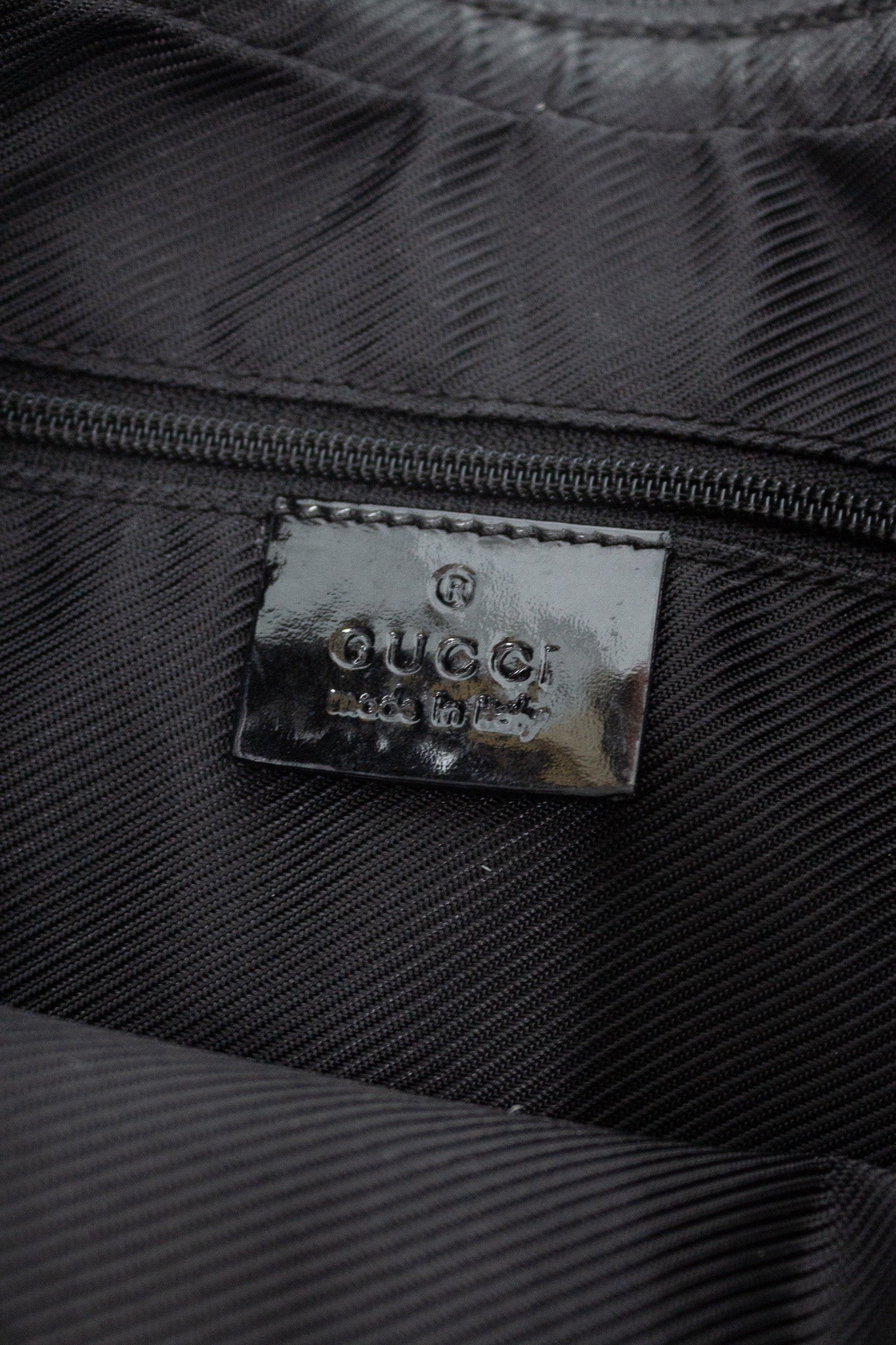 Gucci GG Canvas Black Shoulder Bag