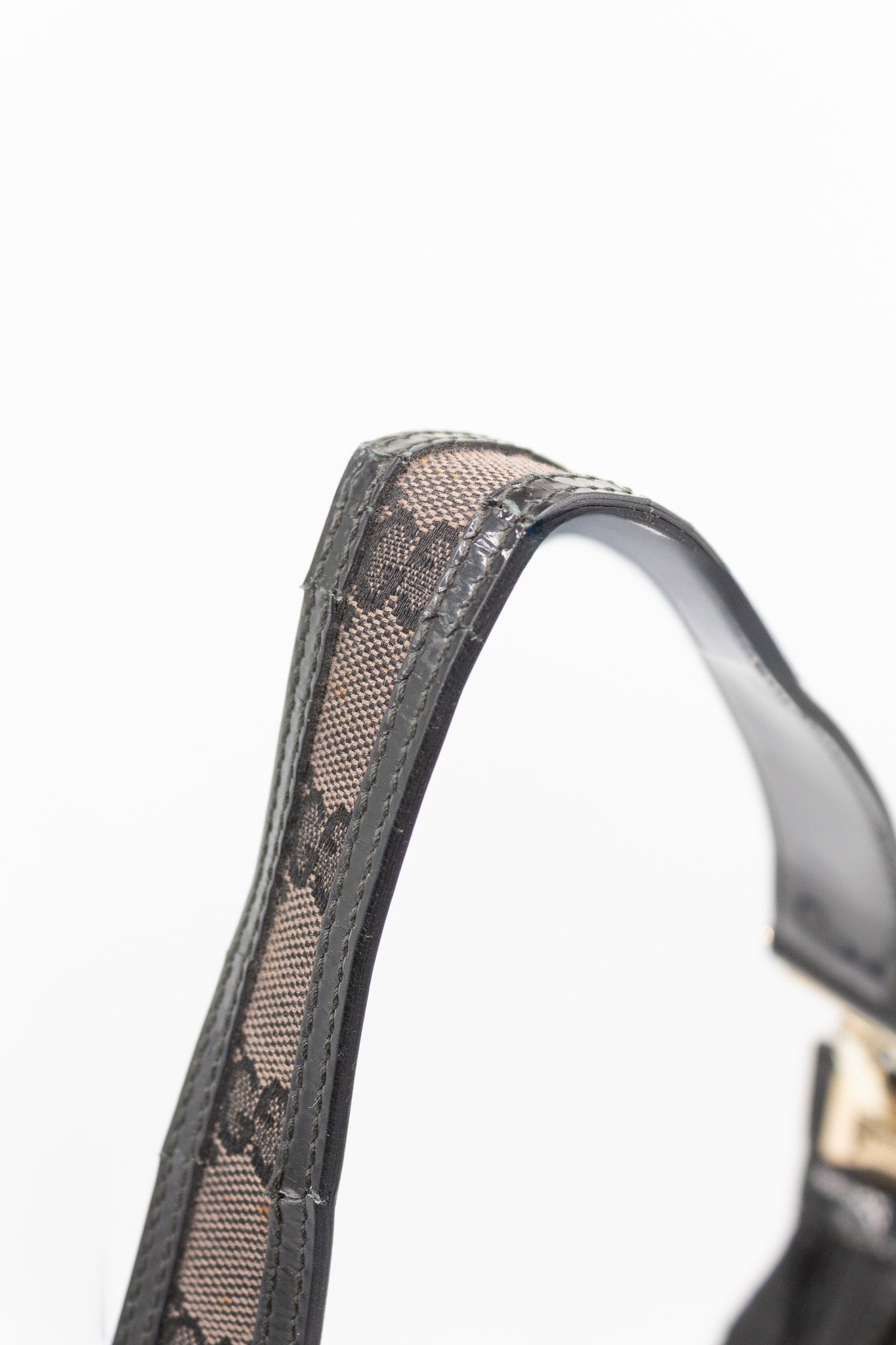 Gucci GG Canvas Black Shoulder Bag