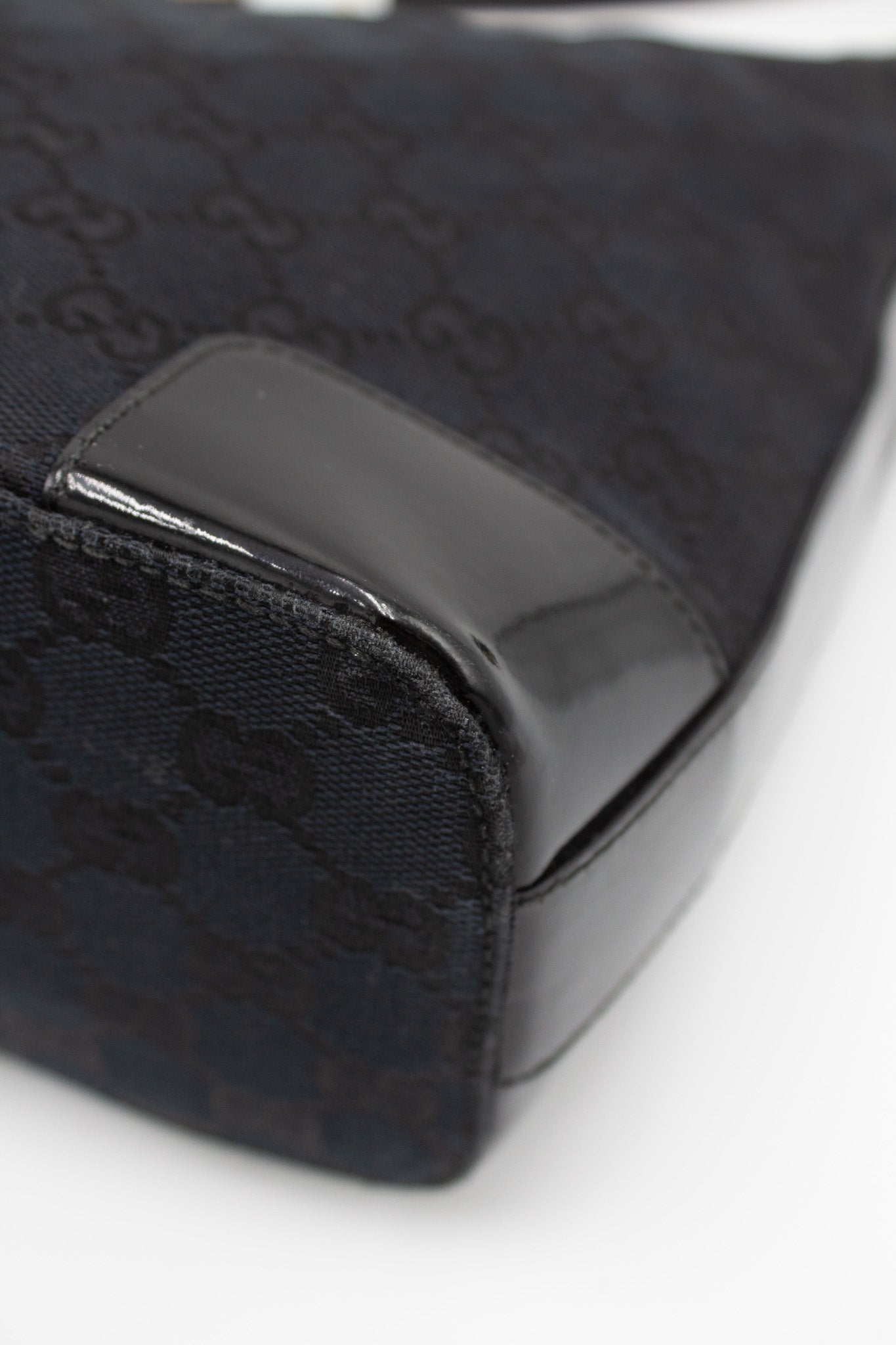 Gucci GG Canvas Black Shoulder Bag